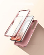 Чехол до Samsung Galaxy S22, Suritch Full Body Marble, розовый