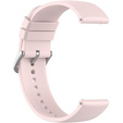 Силиконовый ремешок 20mm, Light Pink/Silver Buckle
