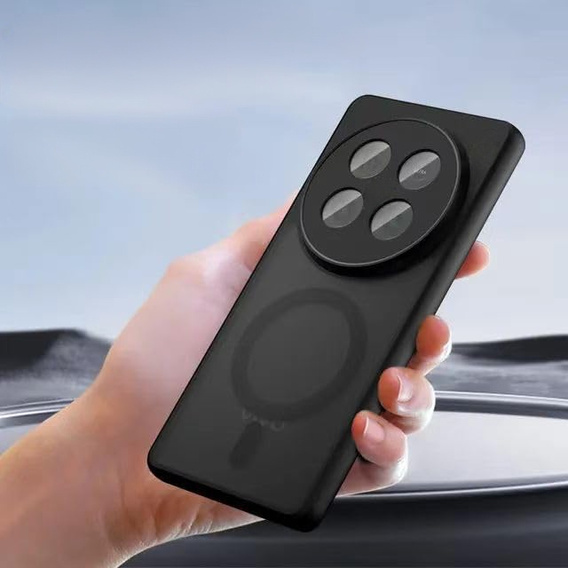 Чохол для Honor Magic 7 Lite, для MagSafe, ERBORD Matt Case, чорний