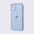 Чехол до Apple iPhone 11, Electro heart, синий