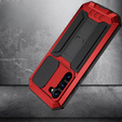 Бронированный чехол для Samsung Galaxy S23, R-JUST CamShield Slide, красный / черный