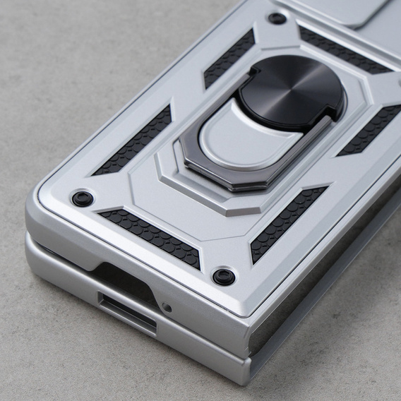 Чохол NOX Camera Slide Samsung Galaxy Z Fold5 5G, CamShield Slide, срібло