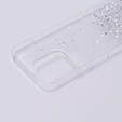Чехол до Xiaomi Redmi 12, Glittery, прозрачный