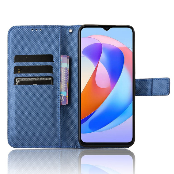 Откидной чехол для Honor Magic 6 Lite 5G, Wallet Smart Magnet, синий
