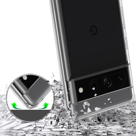 Чoхол до Google Pixel 7 Pro, Fusion Hybrid, прозорий
