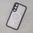 Магнітний чохол Dual Glass MagSafe для Samsung Galaxy S23, чорний