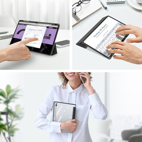 Чехол для Samsung Galaxy Tab S10 Ultra, Dux Ducis TOBY, чёрный