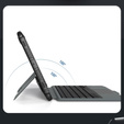 Чехол + клавиатура Galaxy Tab S9, NILLKIN Bumper Pen Slot, чёрный