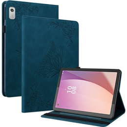 Чехол для Lenovo Tab M9, Butterfly, синий