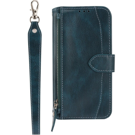 Чохол-книжка для Samsung Galaxy A54 5G, Wallet Zipper Pocket, з плечовим ременем, м'яти