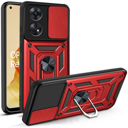 Чохол NOX Camera Slide Oppo Reno8 T, CamShield Slide, червоний
