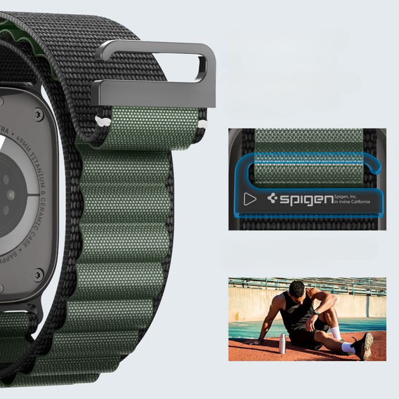 Ремешок Spigen WBF1 Band для Apple Watch 8/9/10/11/SE/Ultra 1/2 (44/45/46/49 мм)