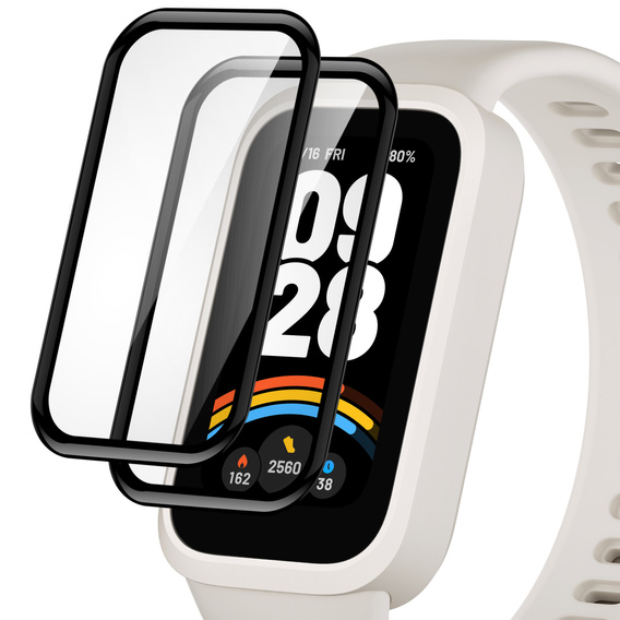 2x Гібридне скло ERBORD для Xiaomi Smart Band 9 Active