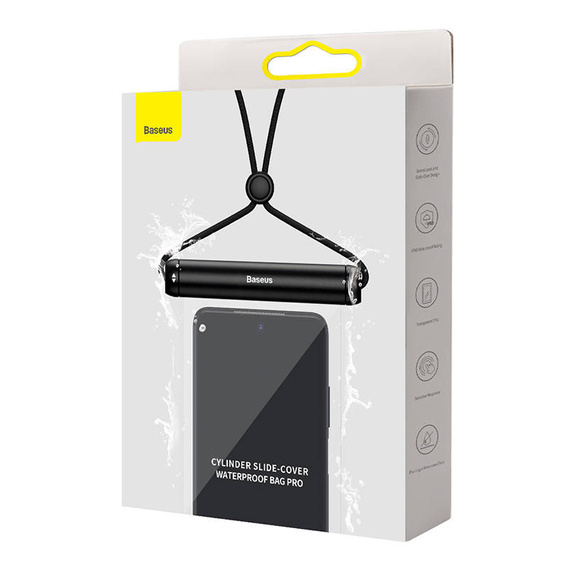 Baseus Lets Slip универсальный Чехол WaterProof Case - Grey/Black