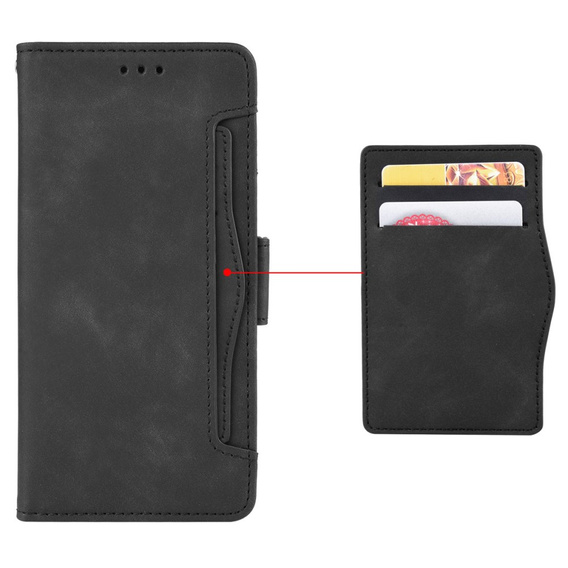 Откидной чехол для Xiaomi 14 Ultra, Card Slot, чёрный