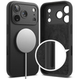 Чохол Ringke для iPhone 17 Pro Max, силіконовий магнітний MagSafe, чорний