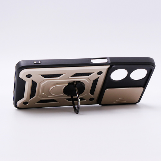 Чехол NOX Camera Slide Oppo A98 5G, CamShield Slide, золото