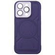 Чохол для iPhone 15 Pro, ERBORD Armor Mag, фіолетовий