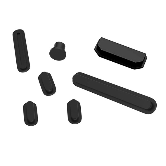 Набор заглушек ENKAY для MacBook Pro 14.2 (A2442) / 16.2 (A2485), Black