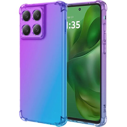 Чохол для Motorola Edge 60 / 60 Fusion, Gradient Dropproof, Фіолетовий / синій
