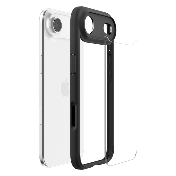 Гибридный чехол Spigen Ultra для iPhone Air, матовый черный