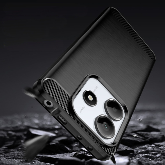 Чoхол до Xiaomi Redmi Note 14 5G, Carbon, чорний