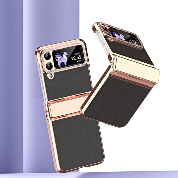 Чохол для Samsung Galaxy Z Flip 4 5G, ElectroLeather, чорний