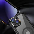 Чехол для iPhone 15 Plus, ERBORD Impact Guard, MagSafe, чёрный