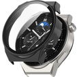 Силиконовый футляр со встроенным защитным стеклом до Huawei Watch GT 3 Pro 46mm, Black