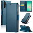 Чехол для Samsung Galaxy A26, ERBORD Glossy Litchi, кошелек с клапаном, синий