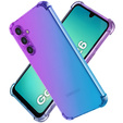 Чехол для Samsung Galaxy A26, Gradient Dropproof, Фиолетовый / синий