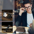 Чехол CASEME для Samsung Galaxy M33 5G, Leather Wallet Case, коричневый