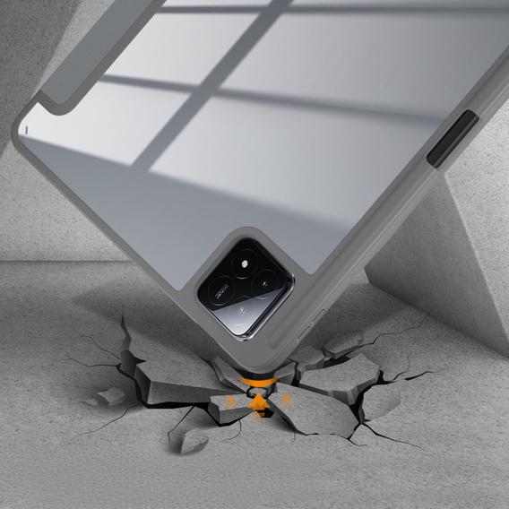 Чехол для Xiaomi Pad 6S Pro 12.4, Smartcase Hybrid, с местом для стилуса, серый