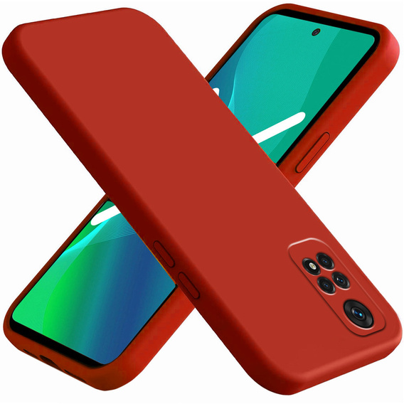 Чохол ERBORD до Xiaomi Redmi Note 11 / 11S, Silicone Lite, Red