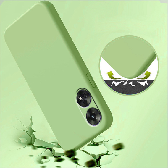 Чoхол до Oppo Reno8 T, Silicone Lite, світло-зелений