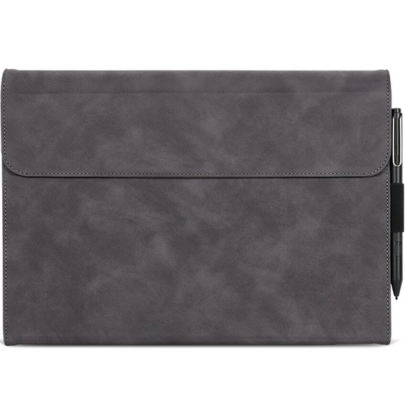 Чoхол до Microsoft Surface Pro 9, Wallet Pen Slot, сірий