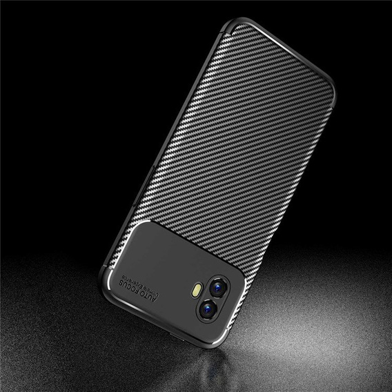 Чoхол до Samsung Galaxy Xcover 6 Pro, Carbon Gel, чорний