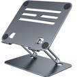 Підставка для ноутбука зі сталі до 17", ERBORD P89, Grey