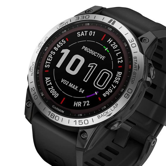 Кольцо безеля для Garmin Fenix 7, Silver/Grey