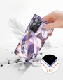 Чoхол до Samsung Galaxy S22 Ultra, Suritch Full Body Marble, фіолетовий
