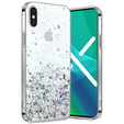 Чехол до iPhone X/XS, Glittery, прозрачный