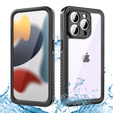 Водонепроникний чохол IP68 для iPhone 15 Pro Max, Redpepper, чорний