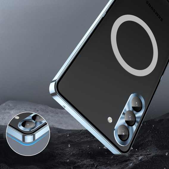 Защитный чехол для камеры Samsung Galaxy S23, CamShield MagSafe, прозрачный / синий