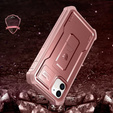 Броньований чохол для iPhone 11, Dexnor Full Body, рожевий rose gold