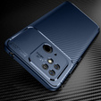 Чехол до Xiaomi Redmi 10C, Carbon Gel, темно-синий