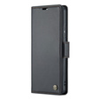 CASE фліп-чохол для Samsung Galaxy A54 5G, Litchi Wallet, чорний