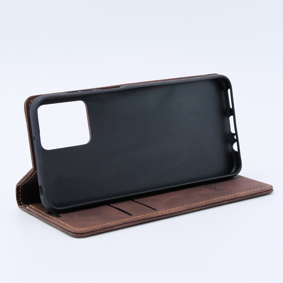 Чохол для Motorola Moto G53, ERBORD Vintage, гаманець з клапаном, кава