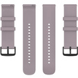 Силиконовый ремешок 20mm, Violet/Black Buckle