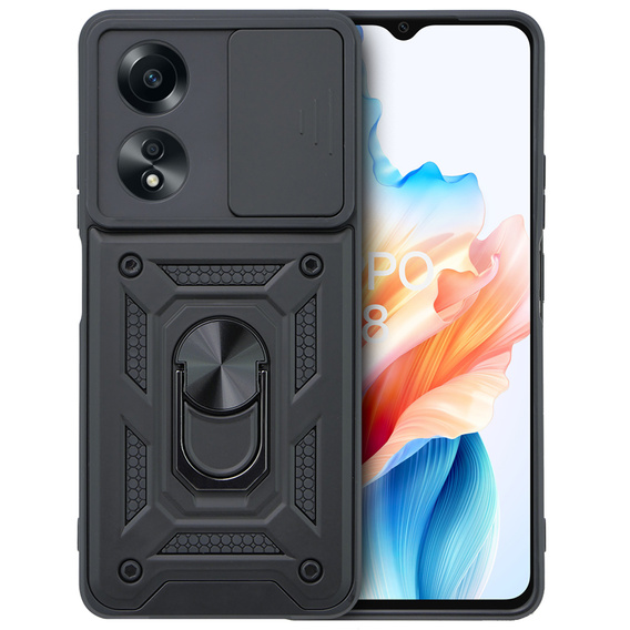 Чохол NOX Camera Slide Oppo A38 4G / Oppo A18 4G, CamShield Slide, чорний