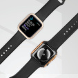 2в1 чехол и защитное стекло для часов Apple Watch 4/5/6/SE 44mm, Gold